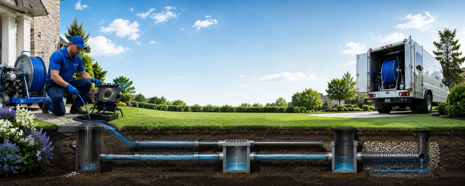 Outdoor drain cleaning information for Dundee, NY